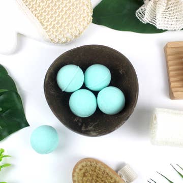 Mini bombe de bain monoi